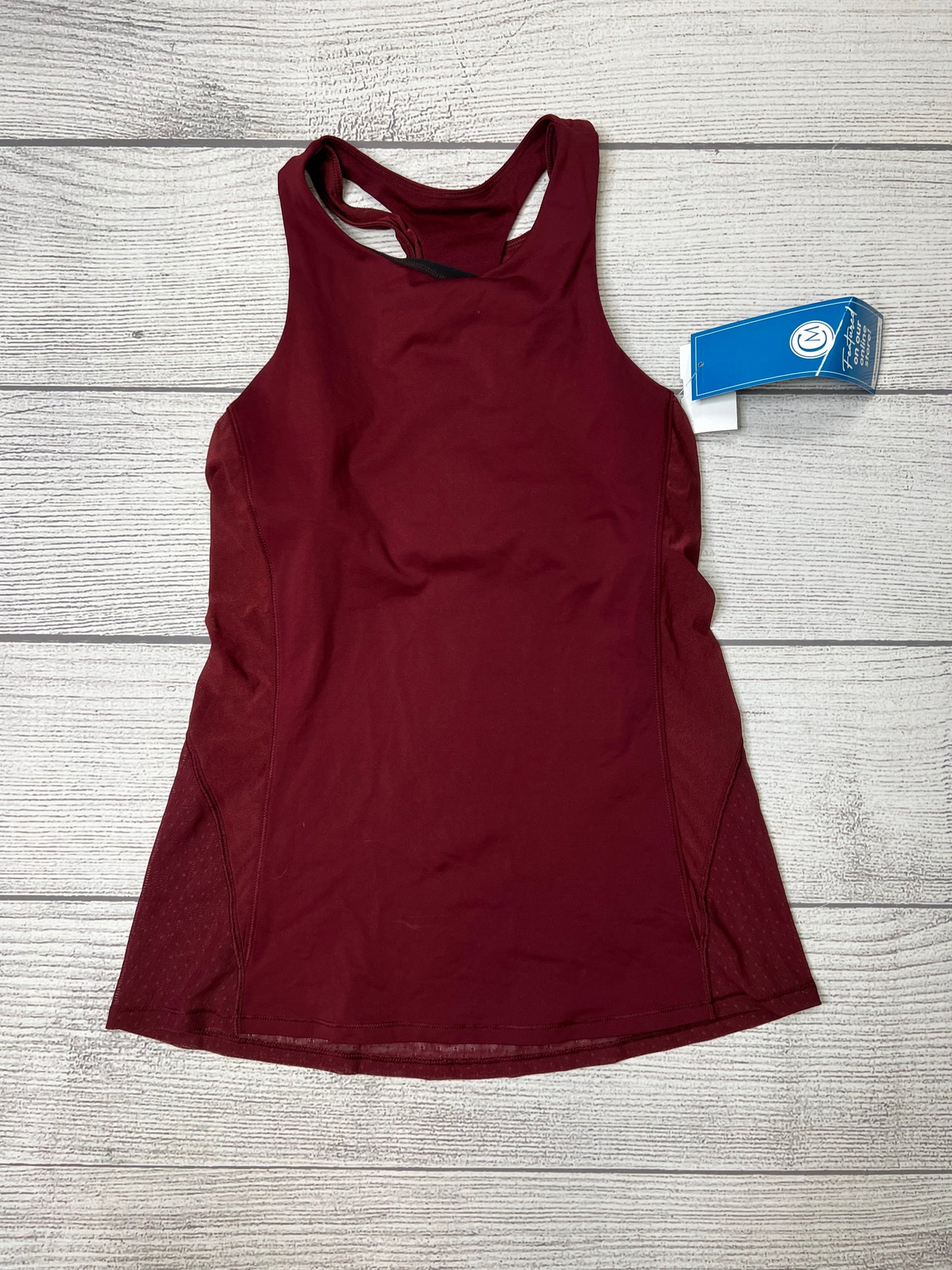 Maroon Athletic Tank Top Lululemon, Size 6