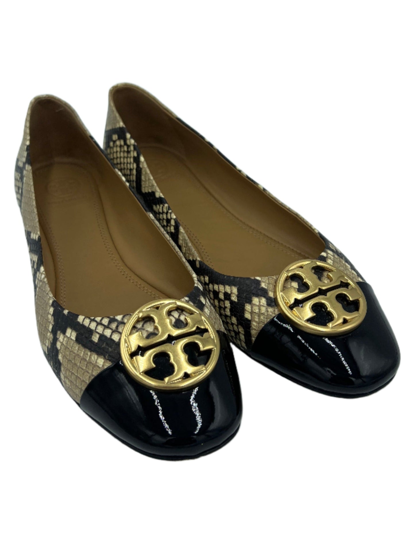 Tory Burch Snakeskin Print Shoes  Size 10