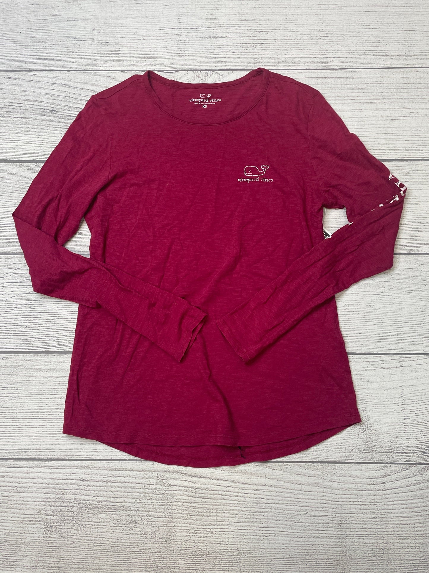 Red Top Long Sleeve Basic Vineyard Vines, Size Xs