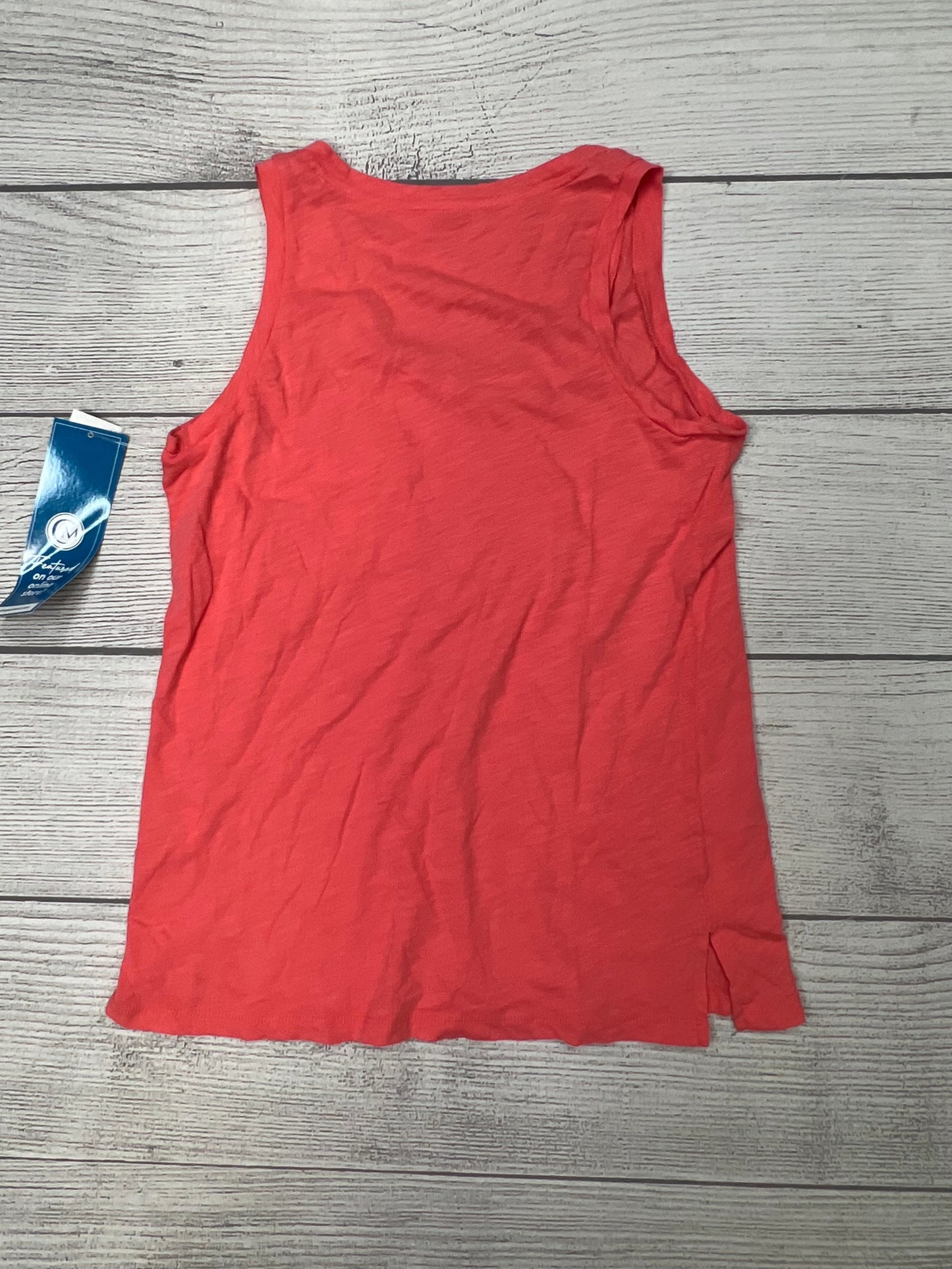 Coral Top Sleeveless Basic Madewell, Size Xs