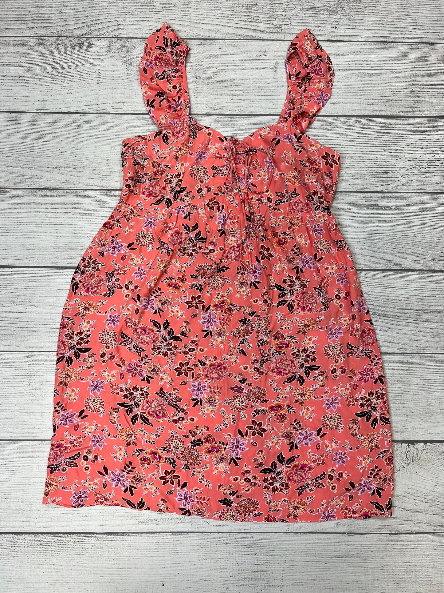 Pink Dress Casual Short Loft, Size L