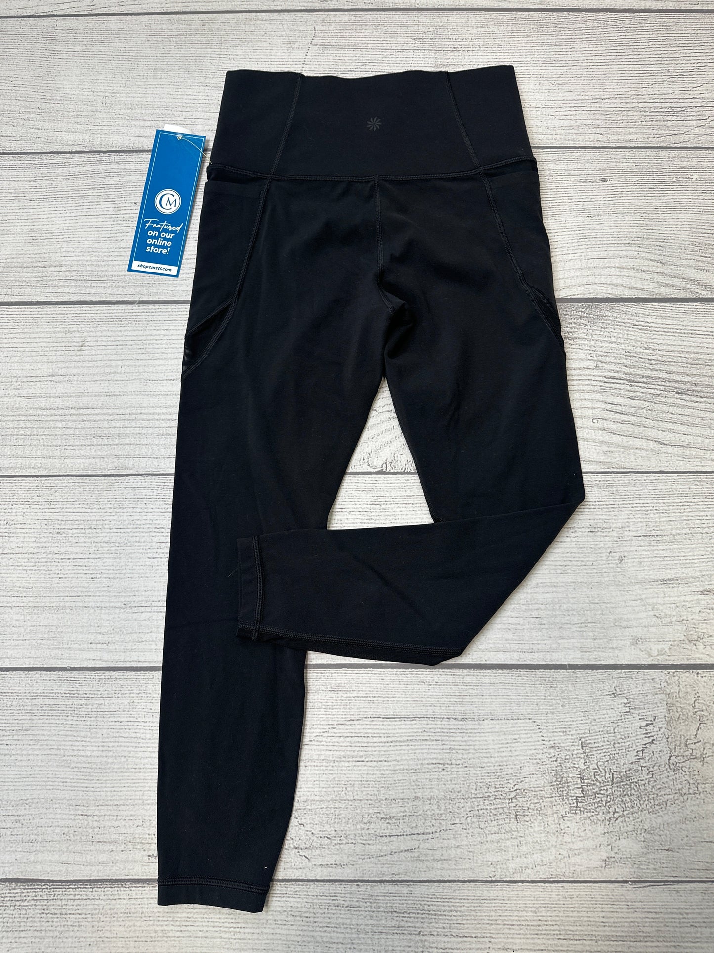 Black Athletic Capris Athleta, Size Xs