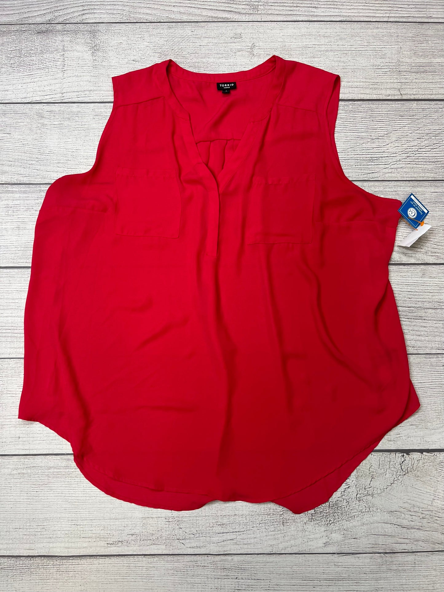 Red Top Sleeveless Torrid, Size 4x