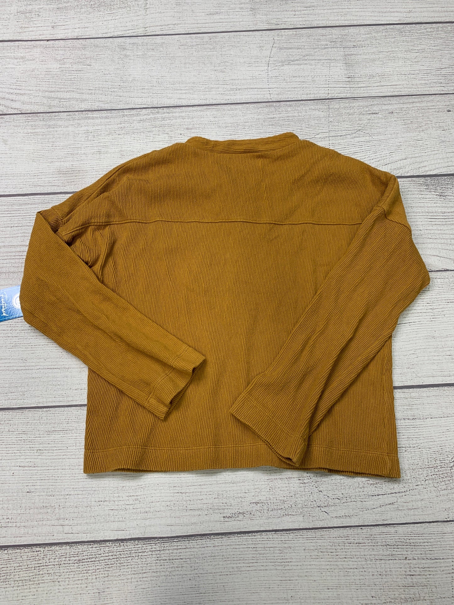 Mustard Top Long Sleeve Madewell, Size Xs