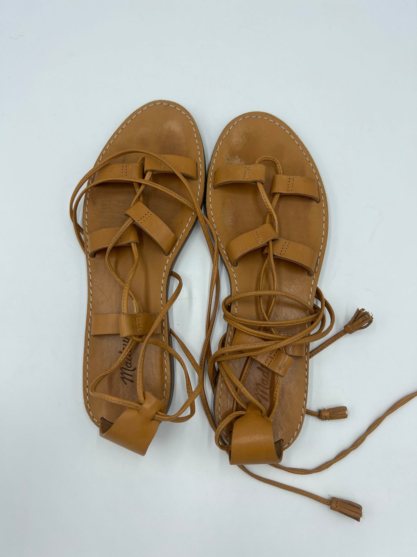 Madewell  Leather Gladiator Sandals, Size 9