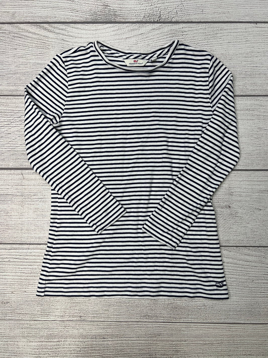 Top Long Sleeve Basic By Vineyard Vines In Striped, Size: Xs