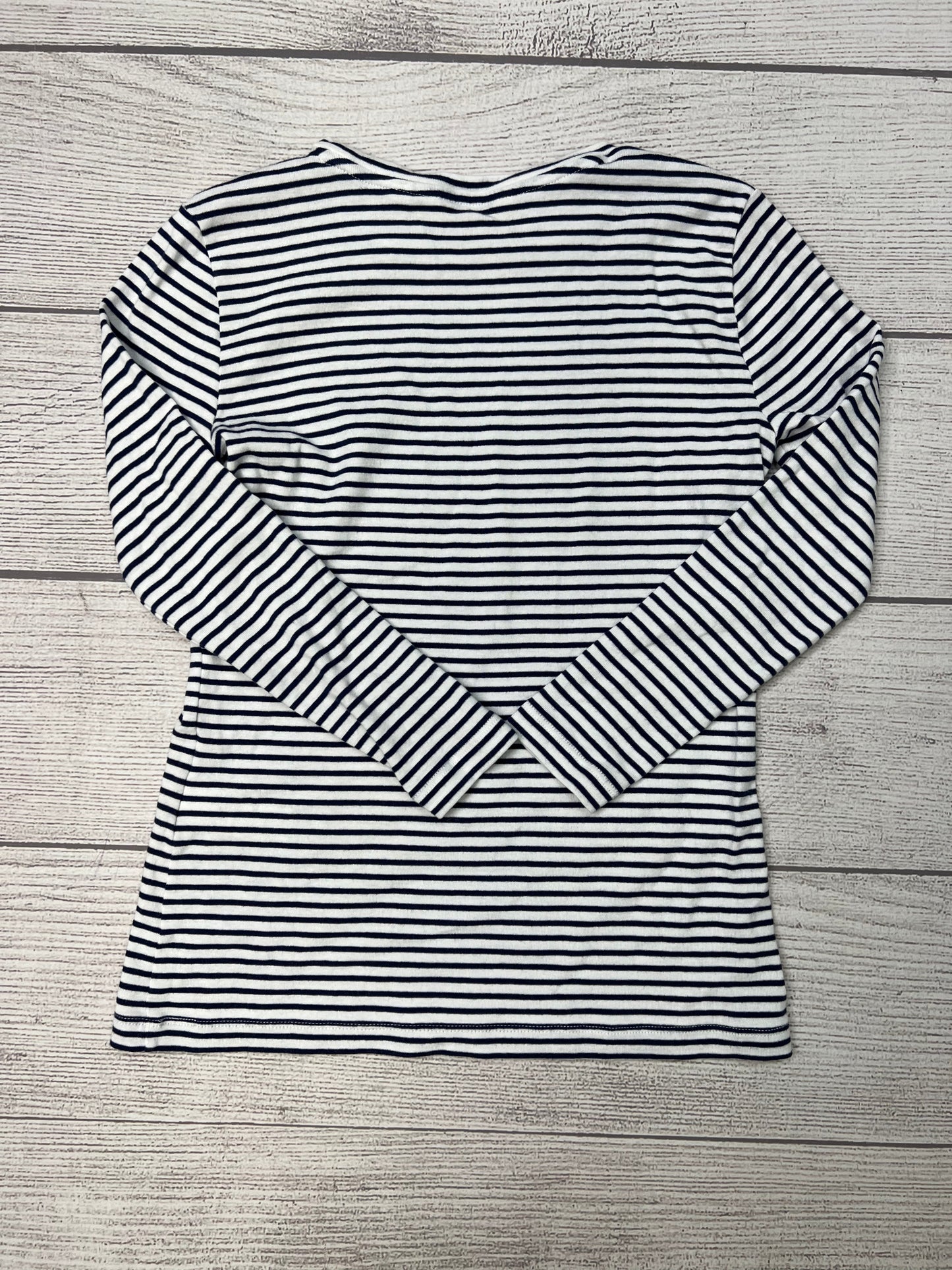 Top Long Sleeve Basic By Vineyard Vines In Striped, Size: Xs