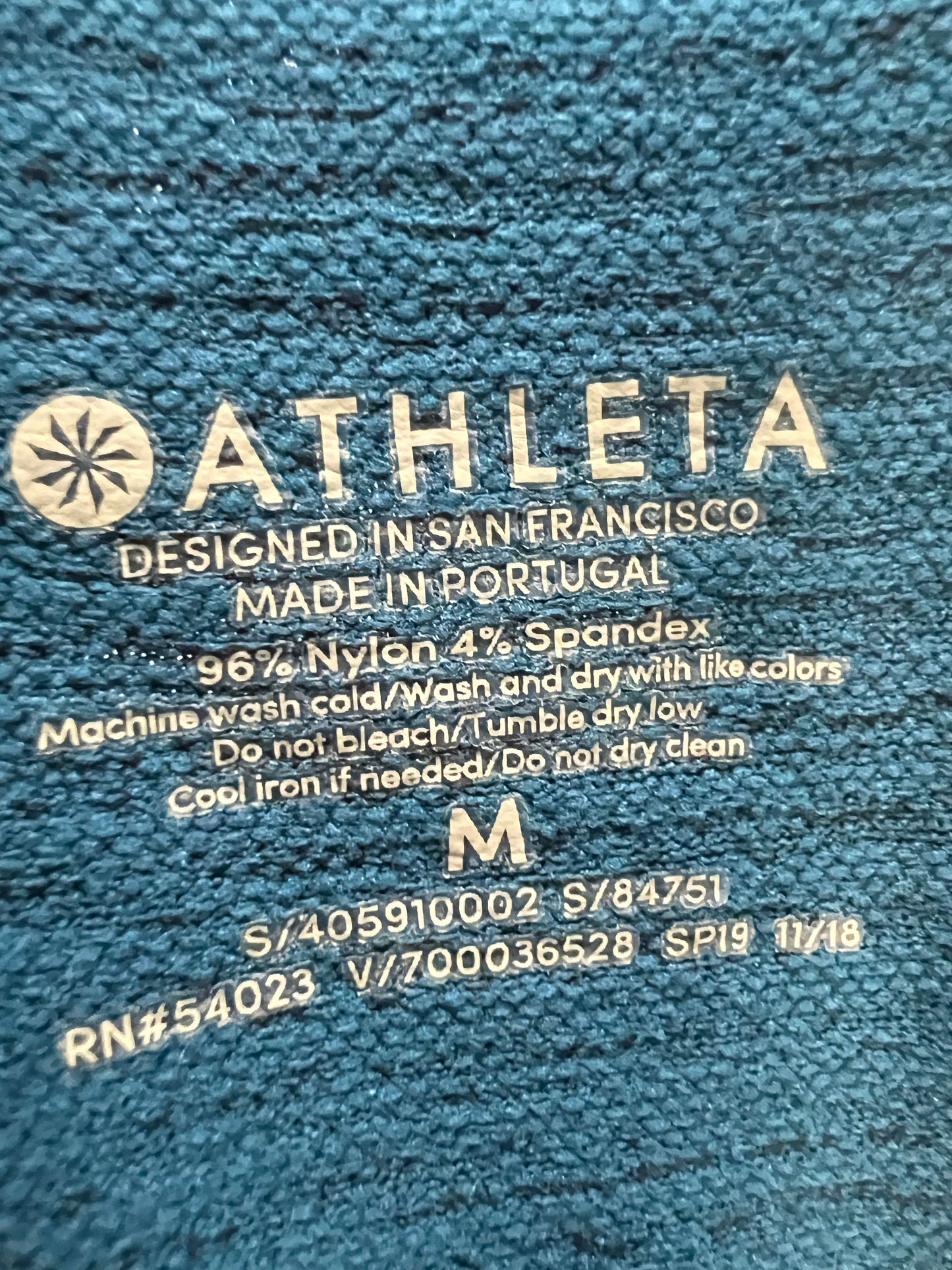 Athletic Tank Top By Athleta In Teal, Size: M