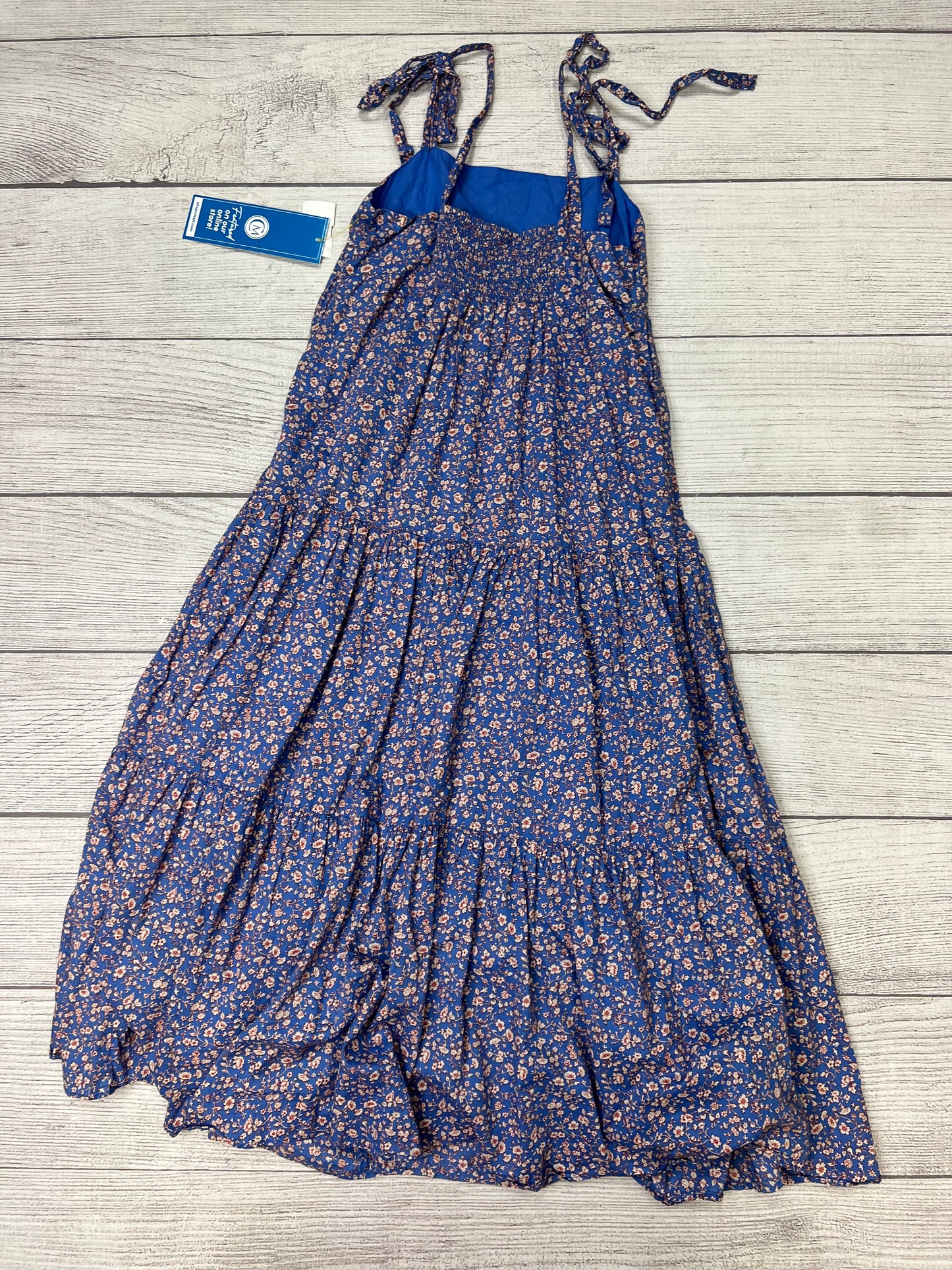 Dress Casual Midi By Madewell In Blue, Size: S