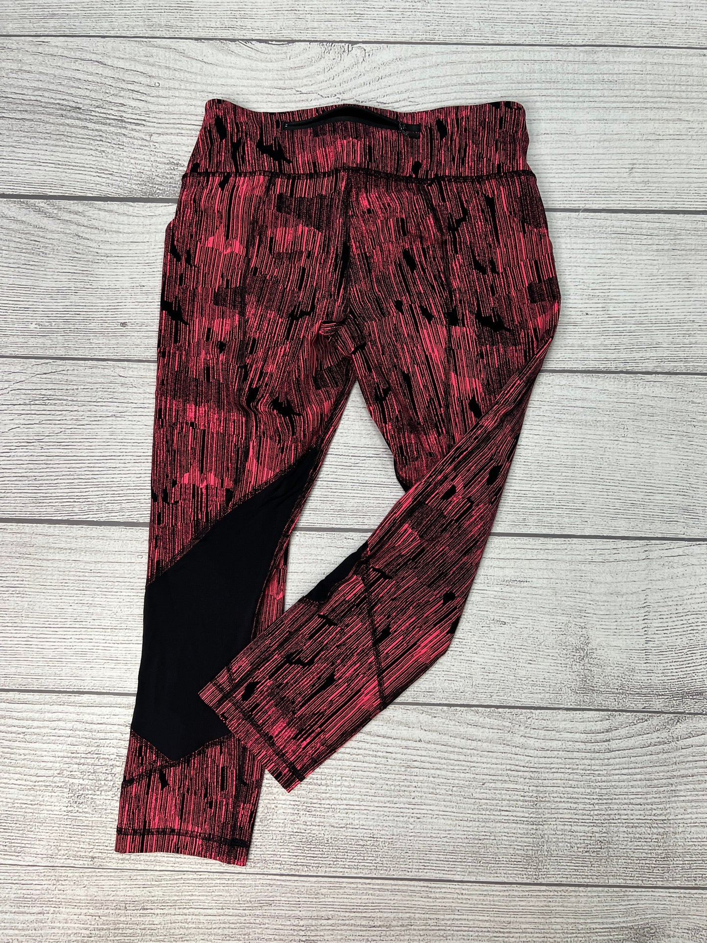 Athletic Capris By Lululemon In Pink, Size: 6