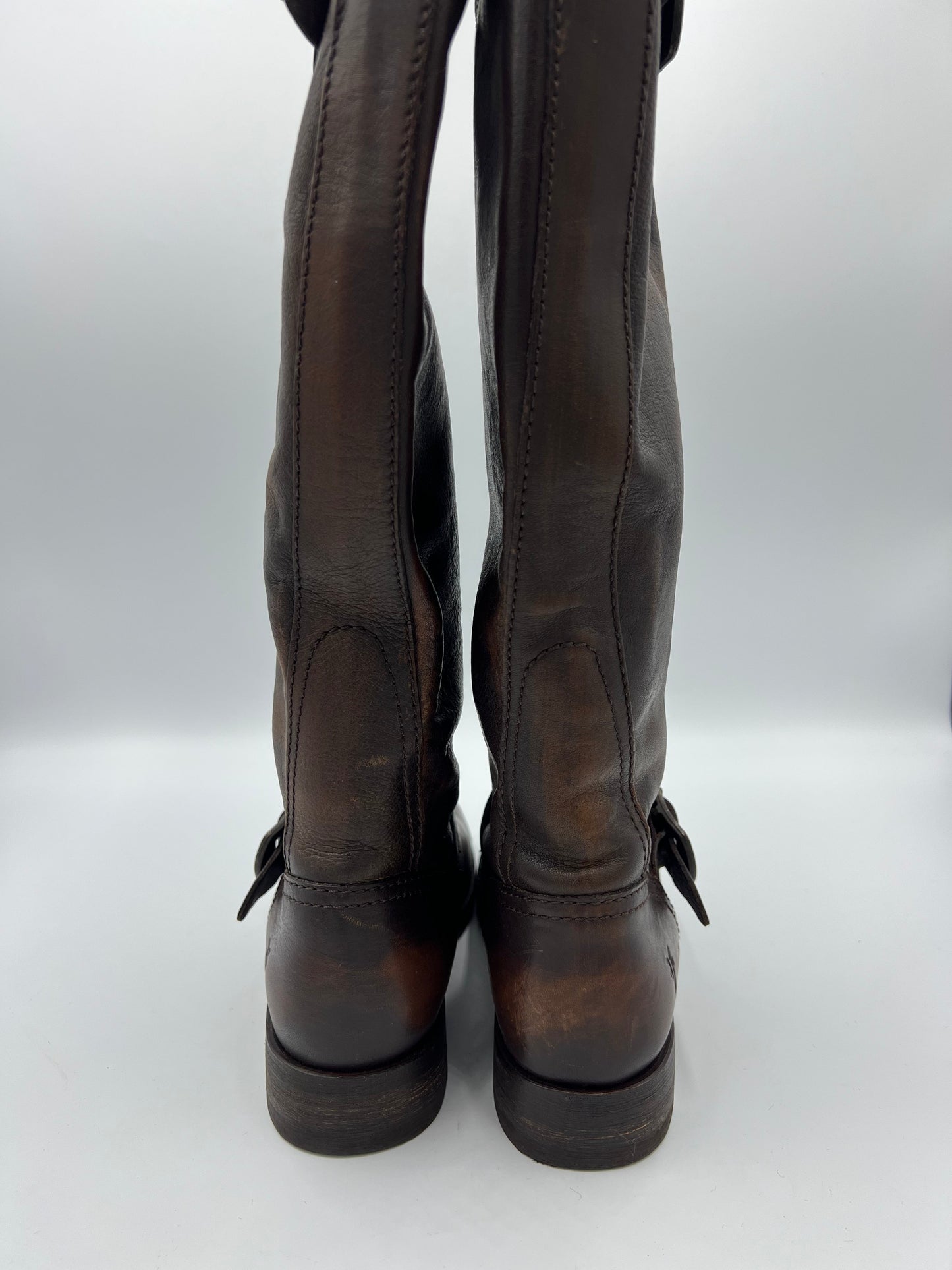 Boots Designer By Frye In Brown, Size: 5.5