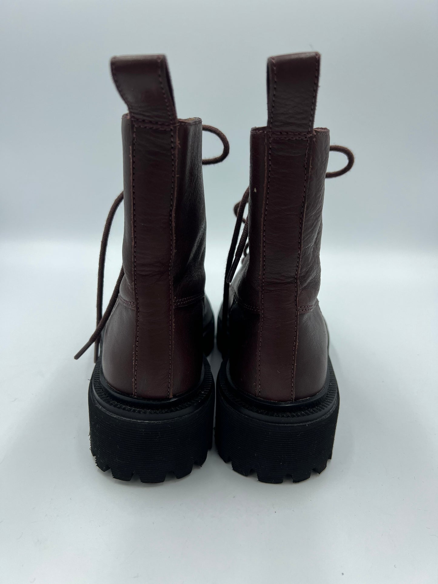 Boots Designer By Madewell In Maroon, Size: 5