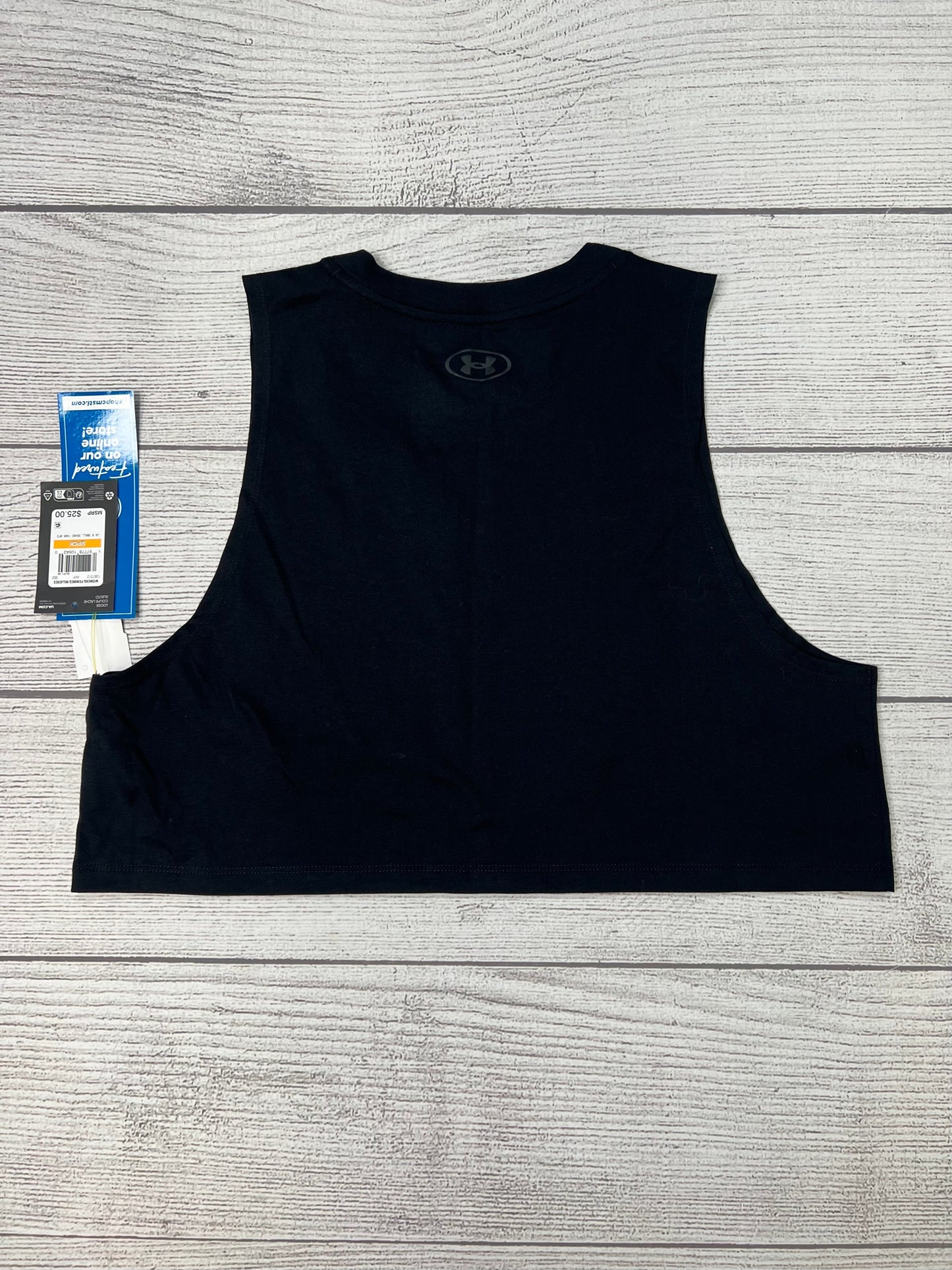 Athletic Tank Top By Under Armour In Black, Size: S