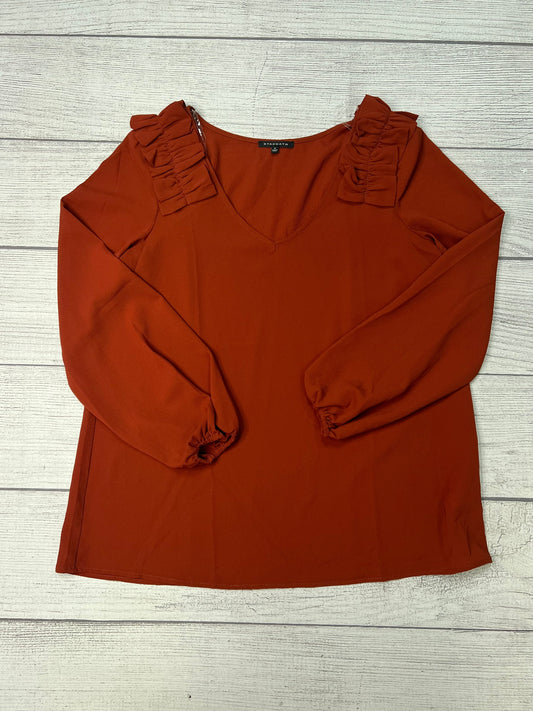 Top Long Sleeve By Staccato In Red, Size: S