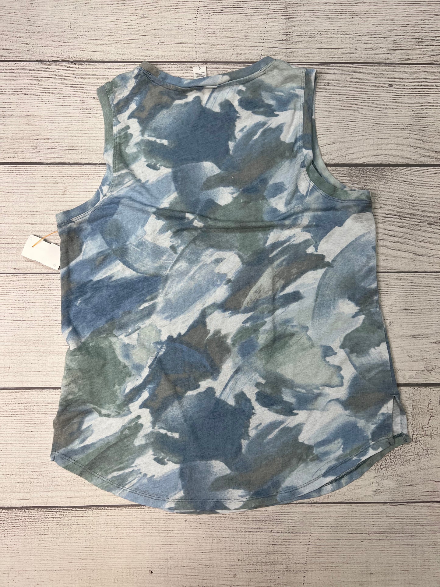 Athletic Tank Top By Athleta In Blue Green, Size: L