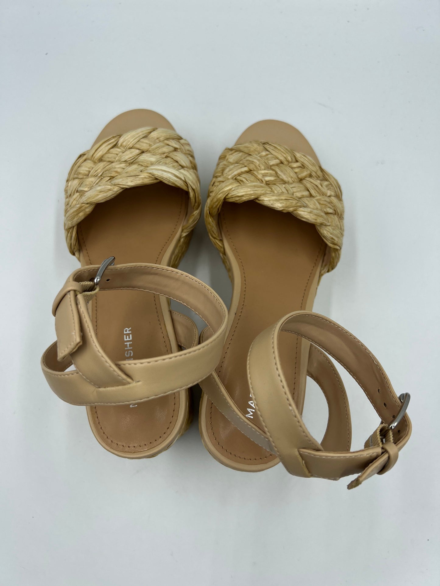 Shoes Heels Block By Marc Fisher In Tan, Size: 9.5