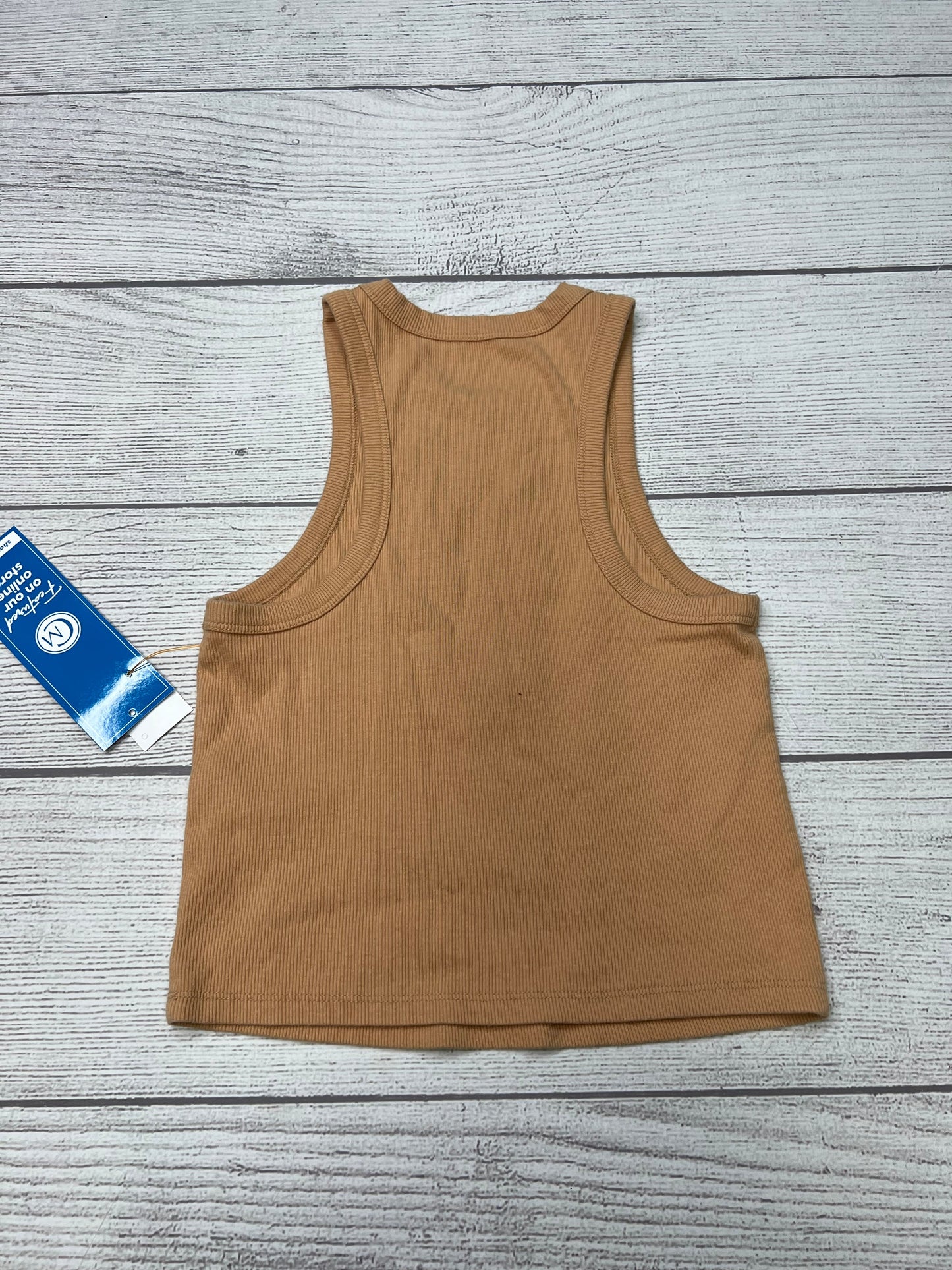 Top Sleeveless Basic By Maeve In Orange, Size: M