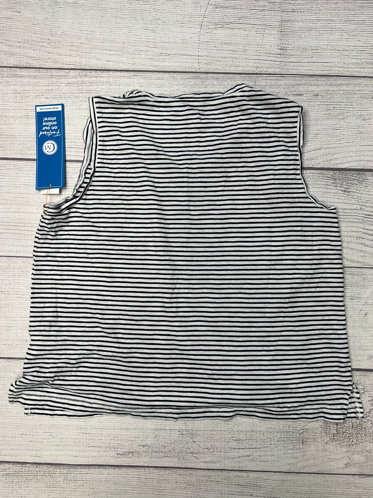 Top Sleeveless By Madewell In Striped, Size: Xl