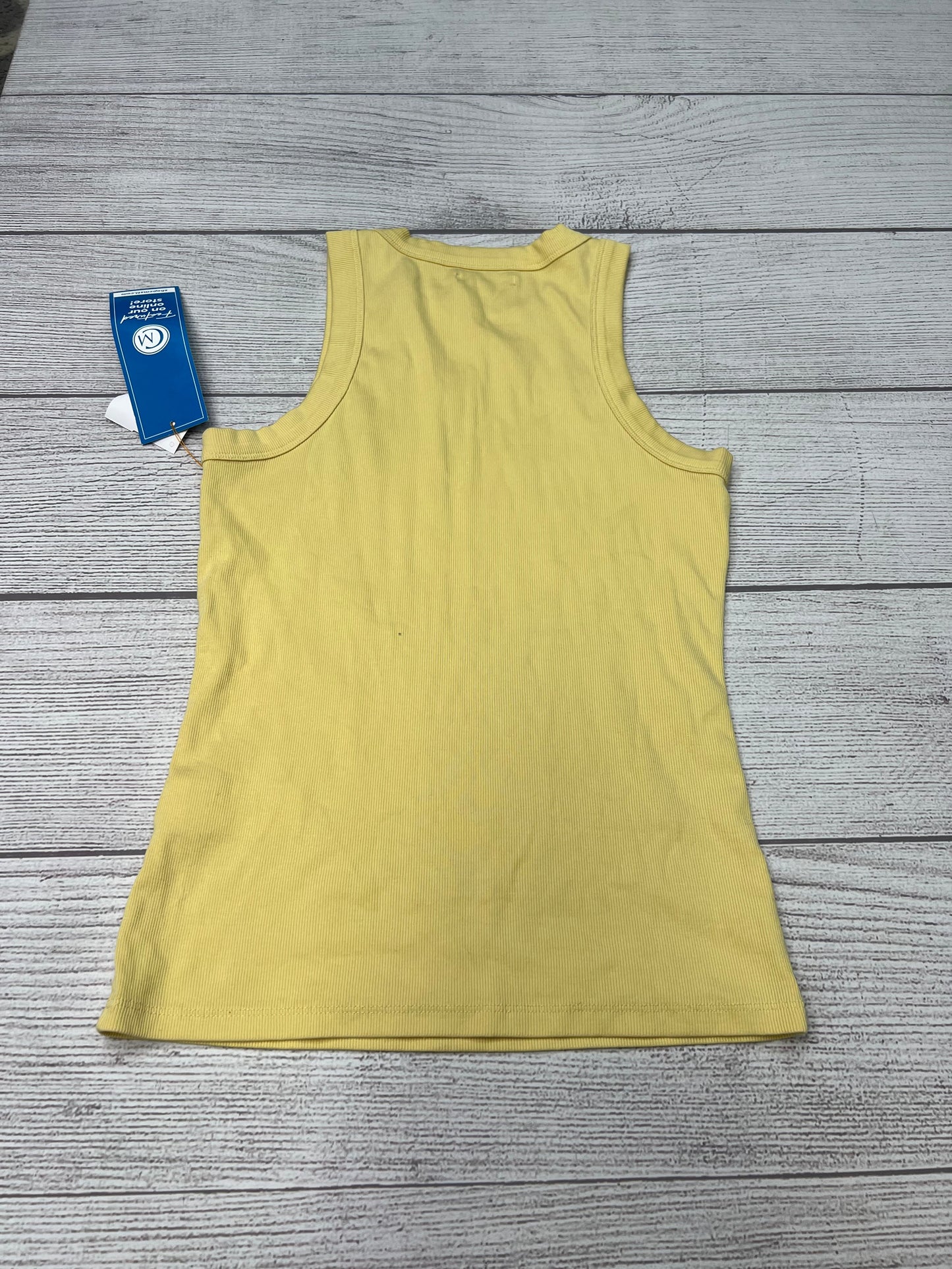 Top Sleeveless Basic By Madewell In Yellow, Size: S