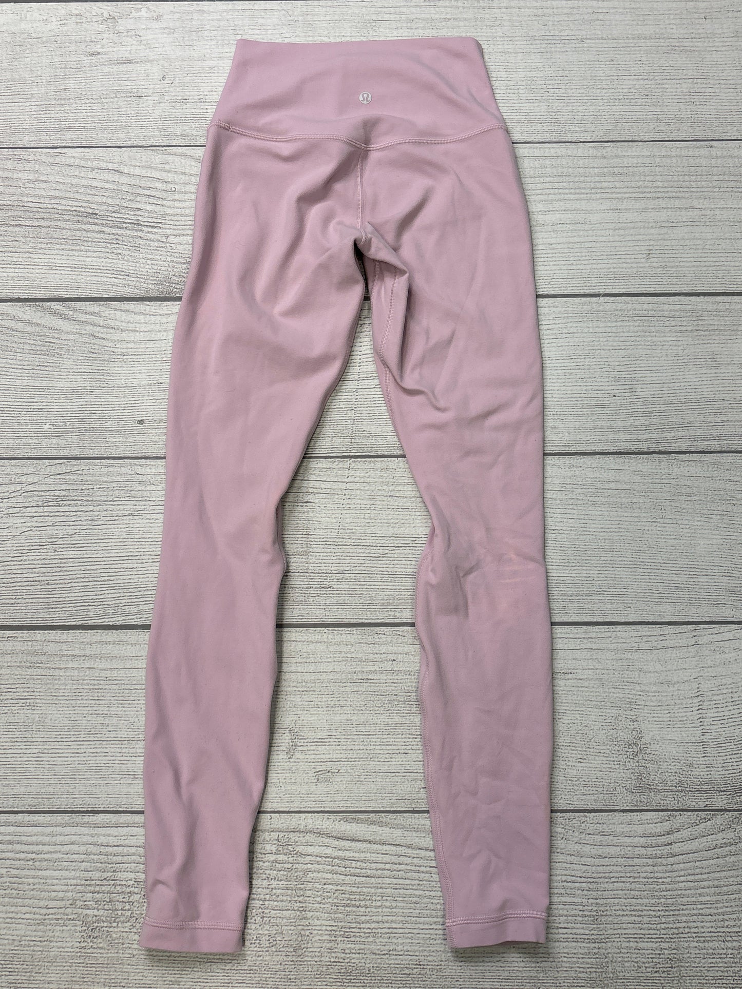 Athletic Leggings By Lululemon In Pink, Size: 4