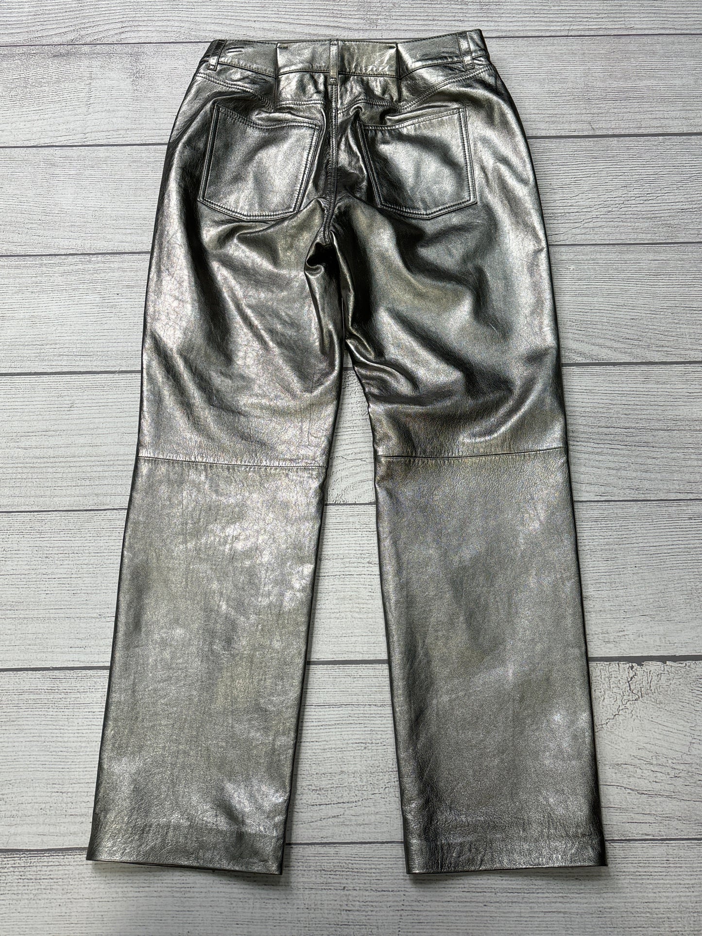 Pants Designer By Massimo Dutti In Shiny, Size: L