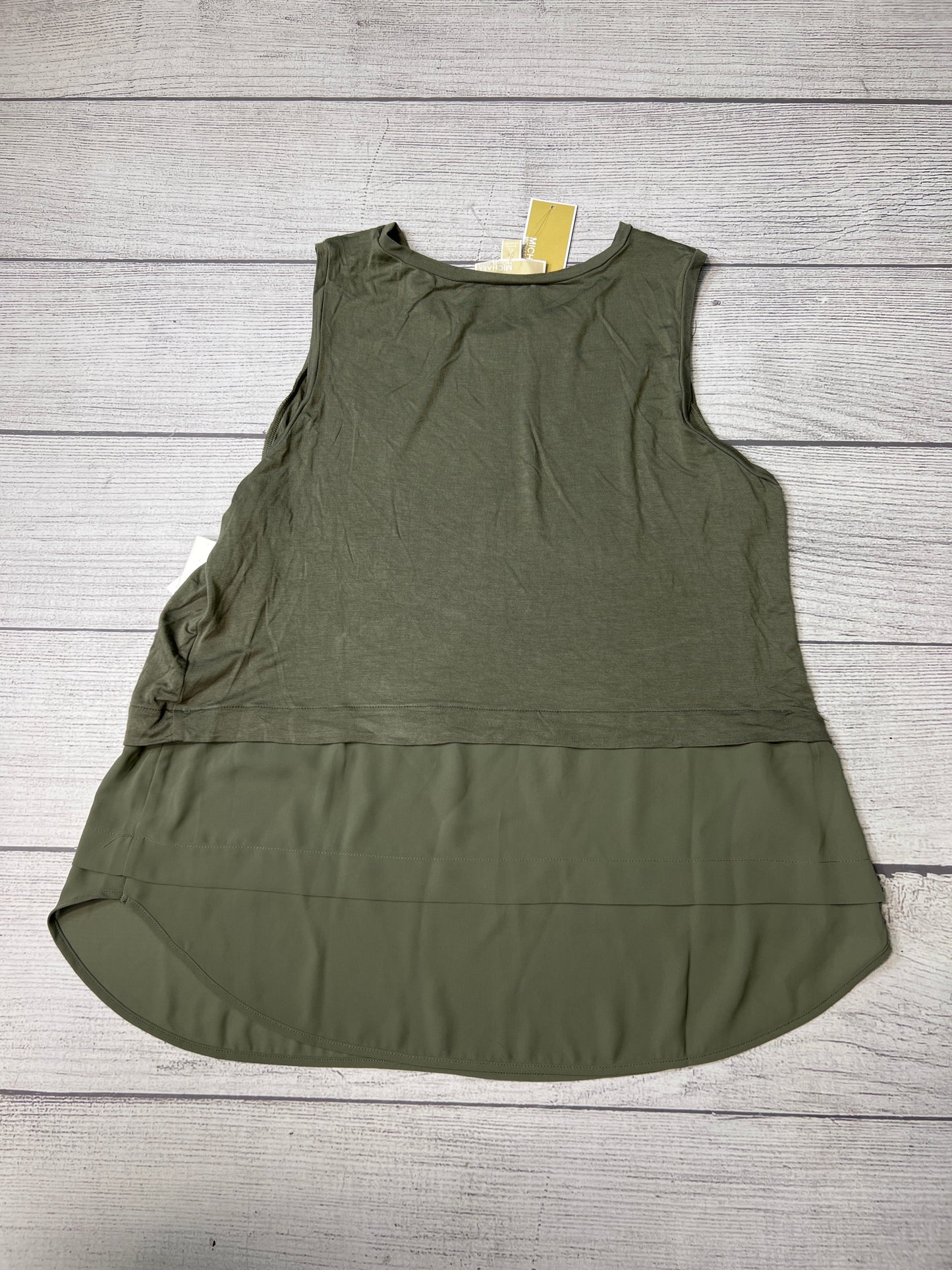 New! Top Sleeveless By Michael By Michael Kors In Green, Size: Xl