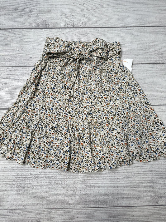 Skirt Mini & Short By Madewell In Floral, Size: Xs