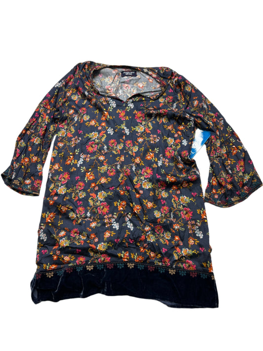 Top Long Sleeve Designer By Johnny Was In Floral, Size: M