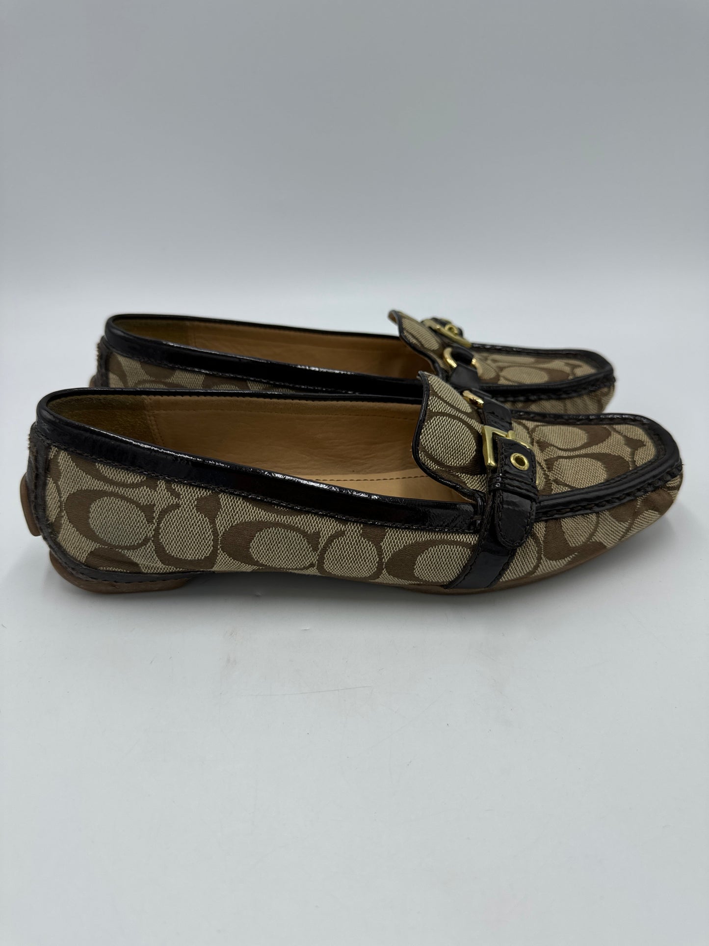 Shoes Designer By Coach In Brown, Size: 8