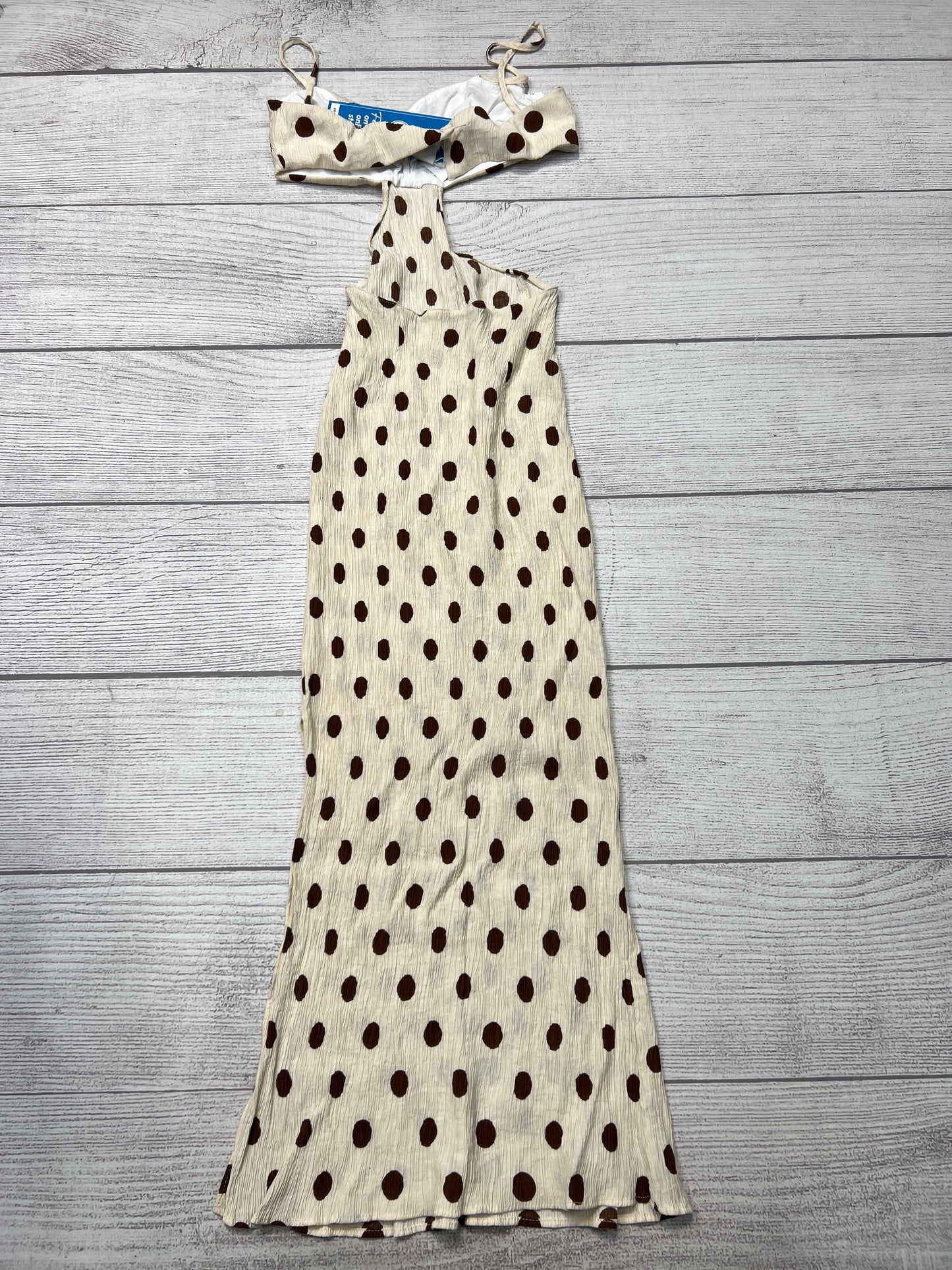 Dress Casual Maxi By Zara In Polkadot Pattern, Size: S