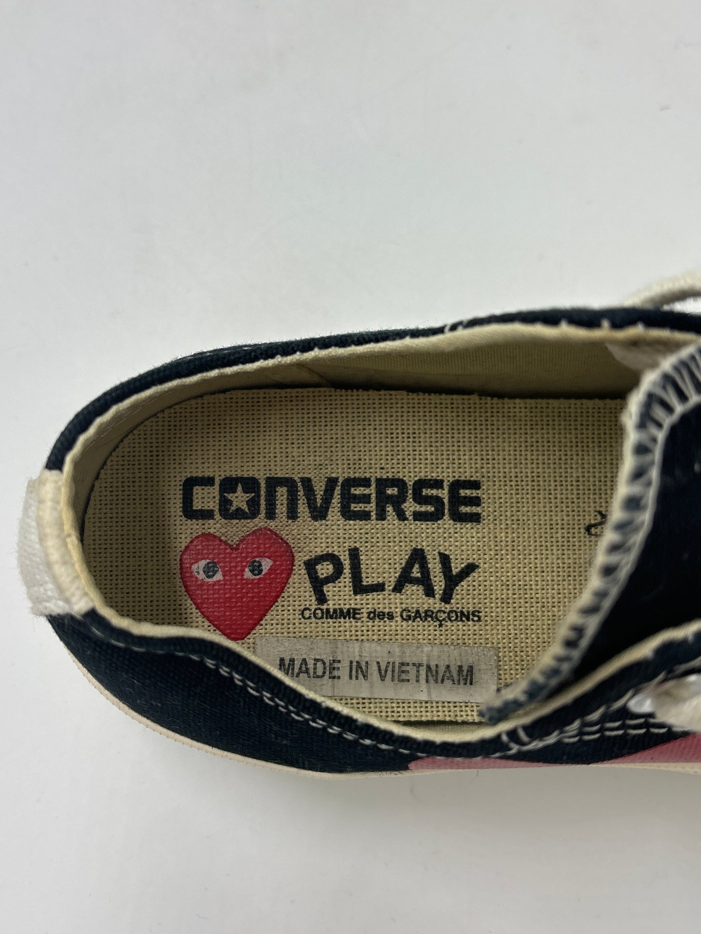 Converse X PLAY Shoes Designer In Black, Size: 7