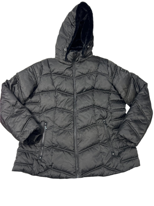 Coat Puffer & Quilted By Nautica In Black, Size: XXL