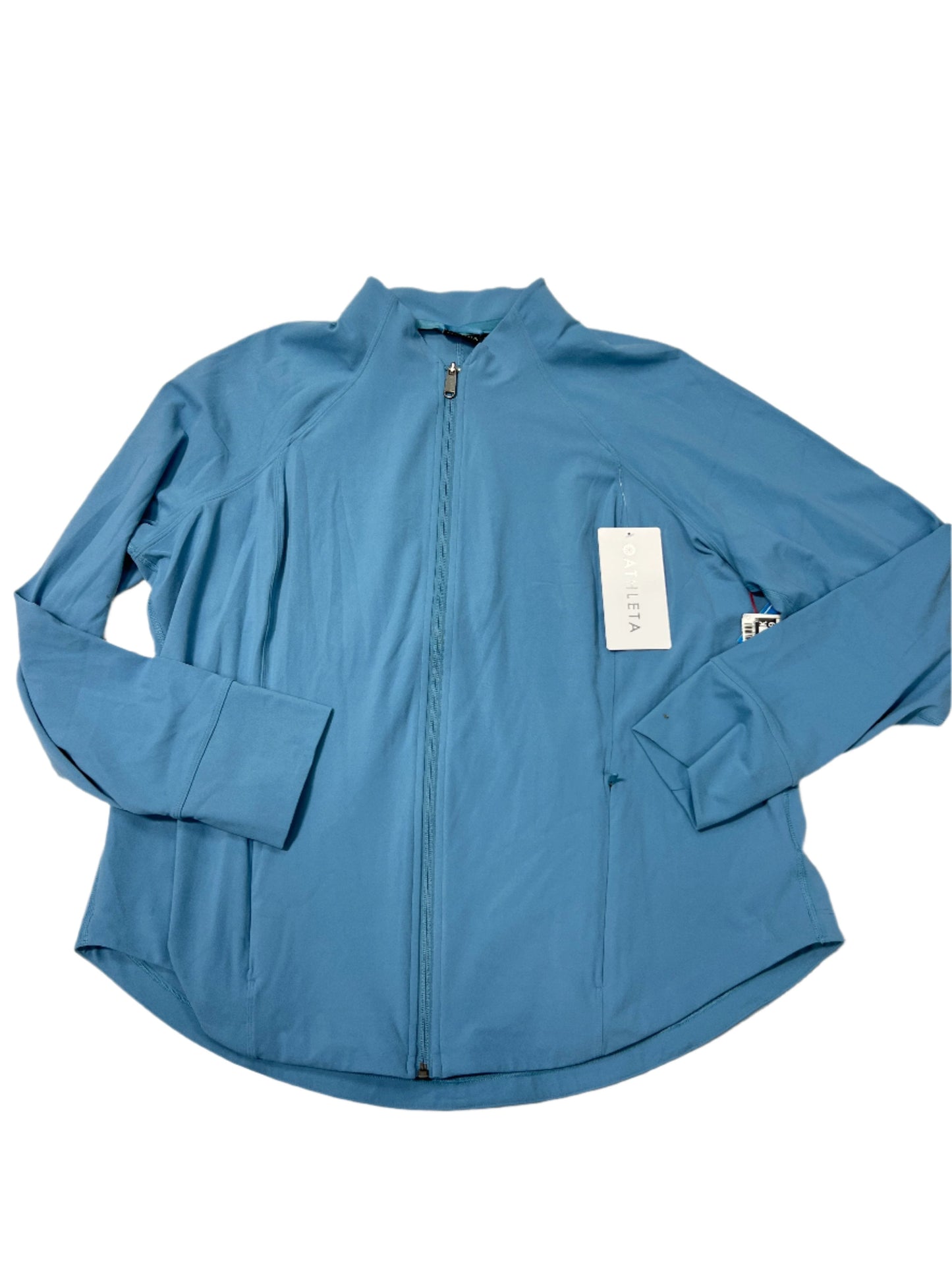 New! Athletic Jacket By Athleta In Blue, Size: 2x