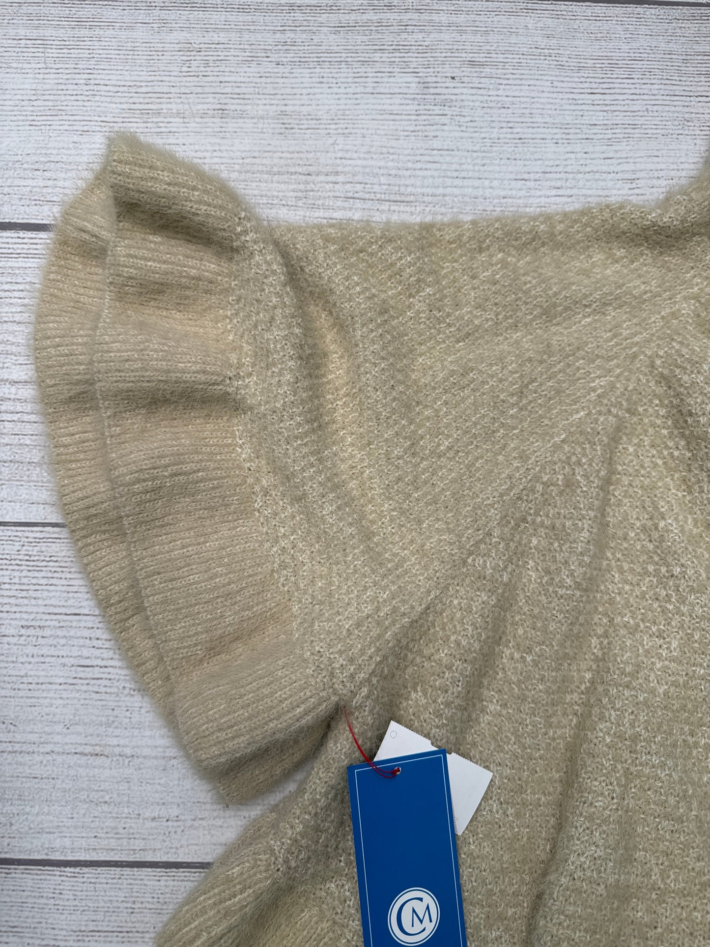 Sweater By Anthropologie In Tan, Size: Osfm