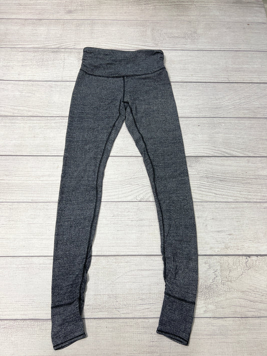 Athletic Leggings By Lululemon In Grey, Size: 8