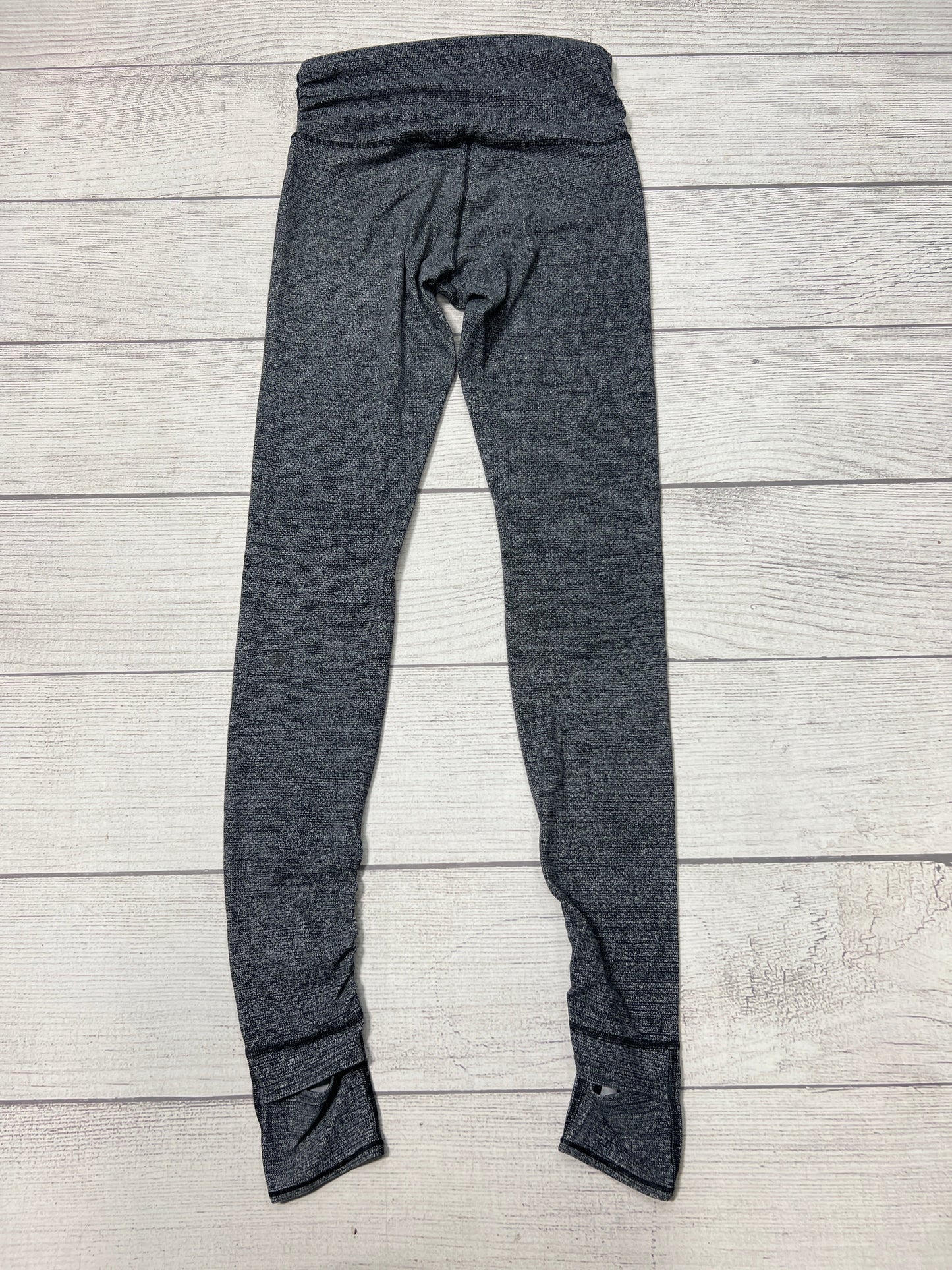 Athletic Leggings By Lululemon In Grey, Size: 8