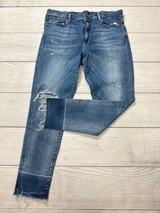 Jeans Skinny By Polo Ralph Lauren In Blue Denim, Size: 12