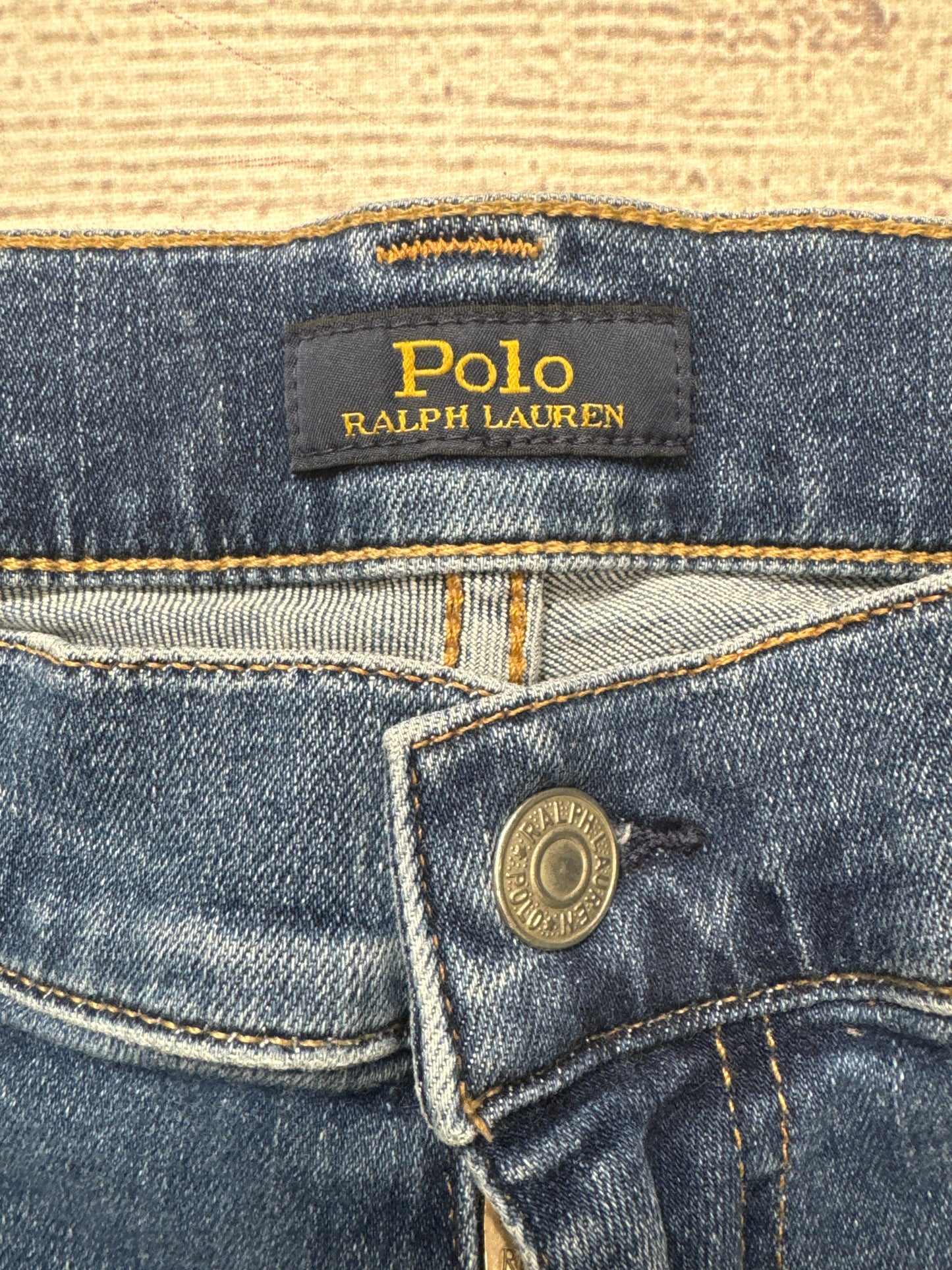 Jeans Skinny By Polo Ralph Lauren In Blue Denim, Size: 12