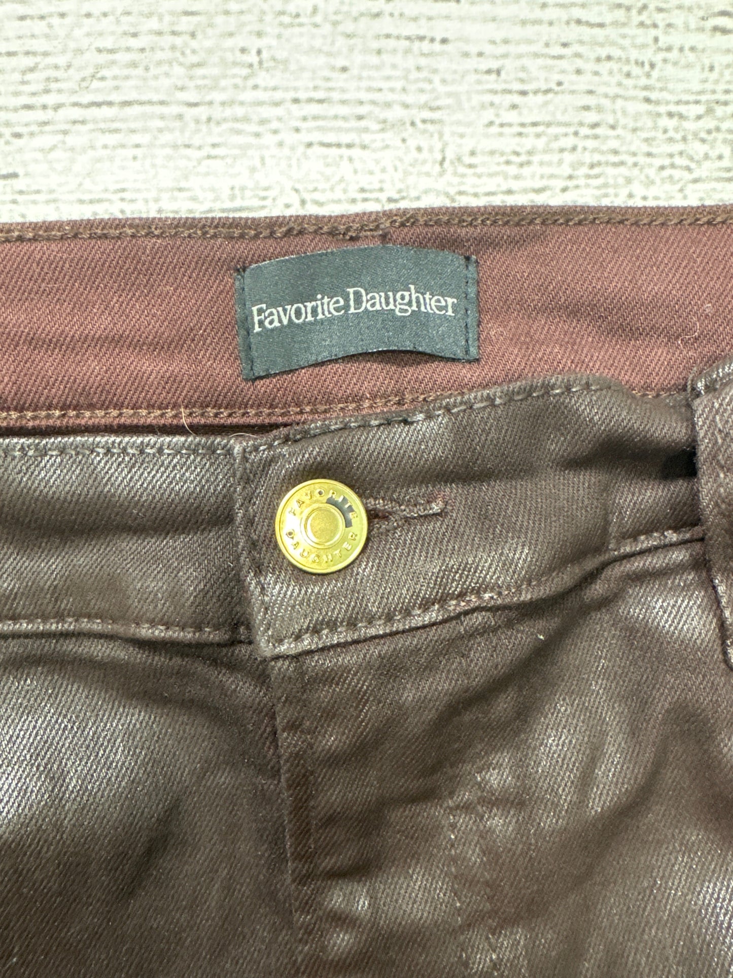 Jeans Designer By Favorite Daughter In Brown, Size: 12