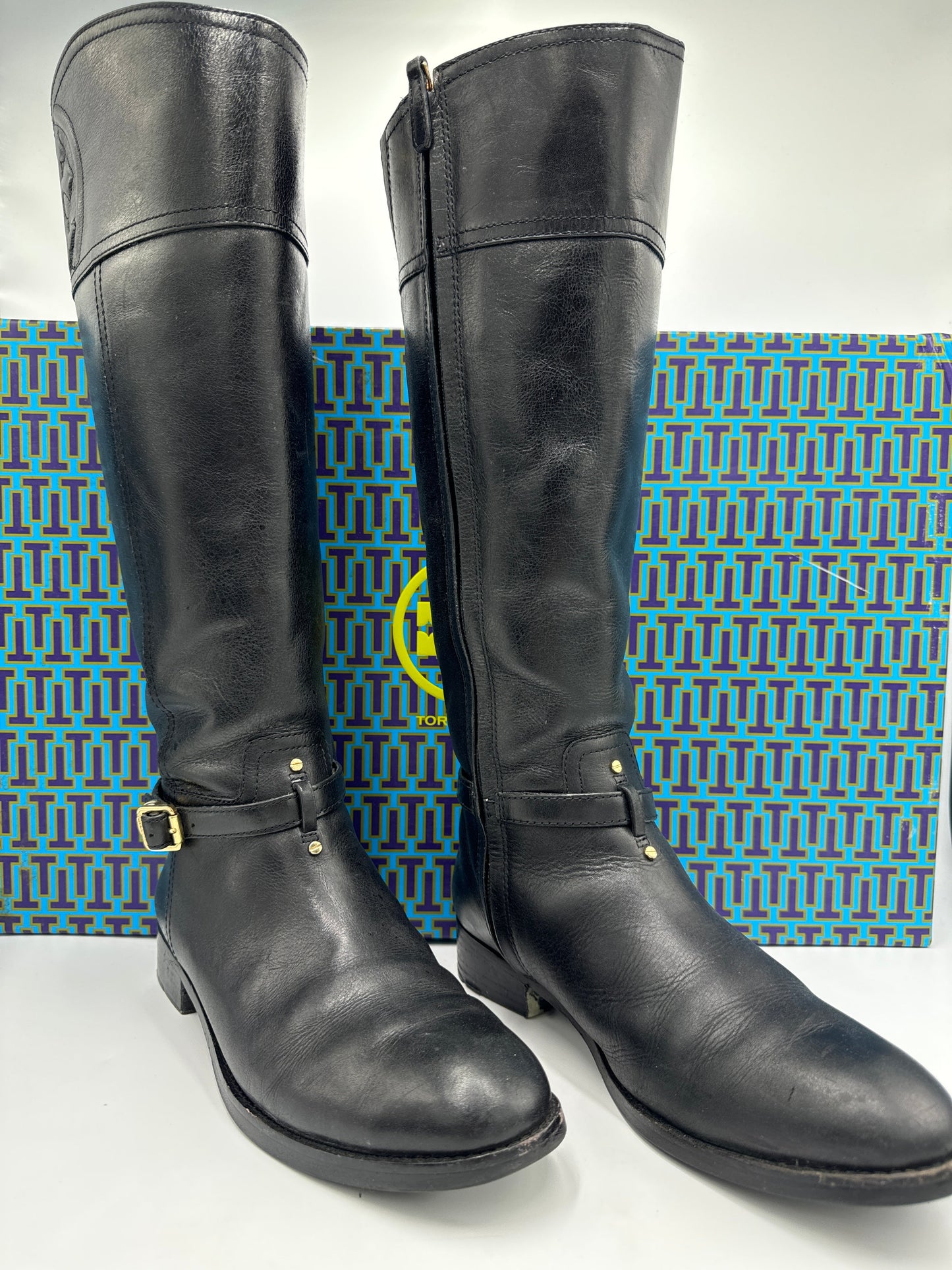 Boots Designer By Tory Burch In Black, Size: 10.5