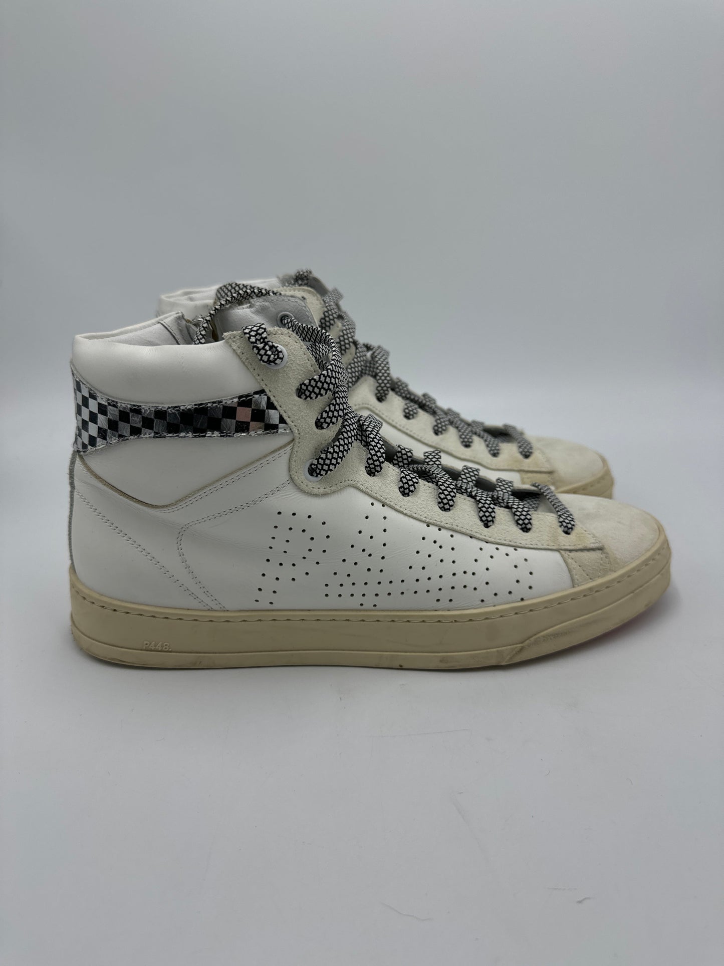 P448 Hightop Designer Shoe Sneakers, Size: 10 (41)