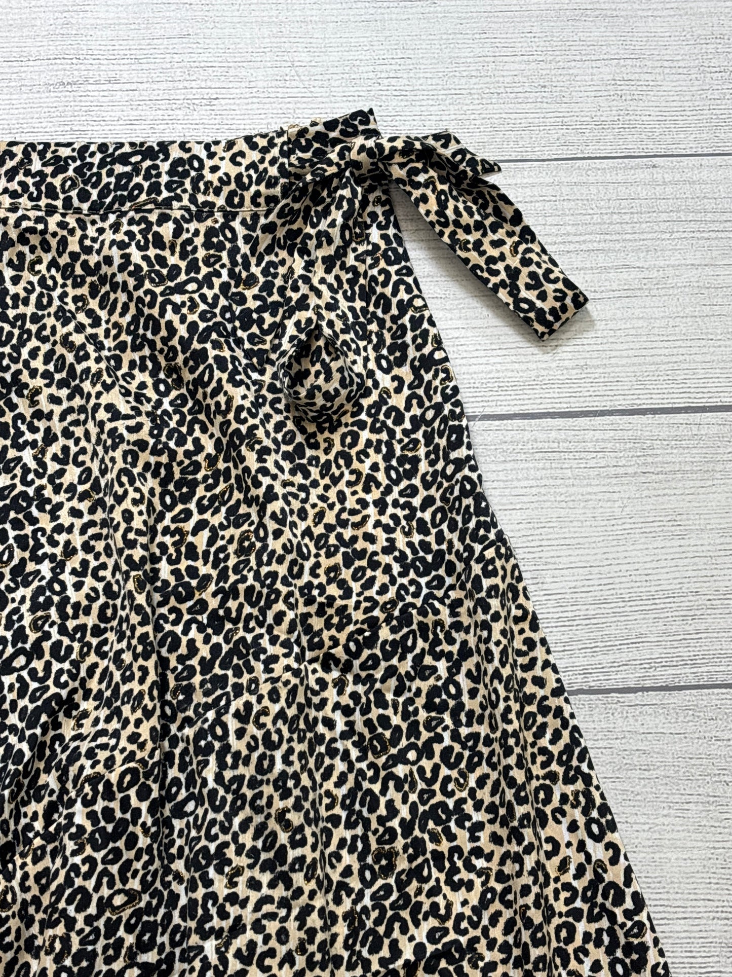 Skirt Midi By Nine West Apparel In Animal Print, Size: 6