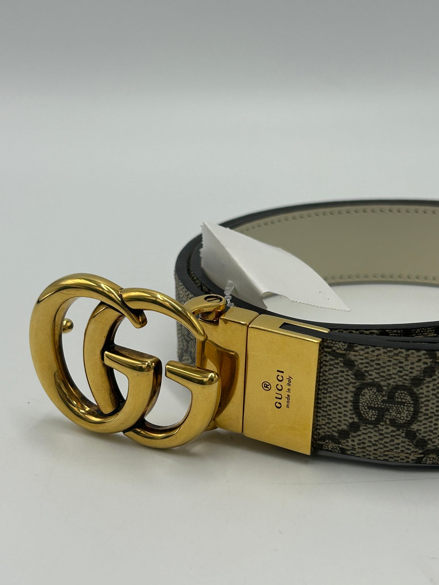 Gucci GG Marmon Reversible Belt in Size 85 / 34