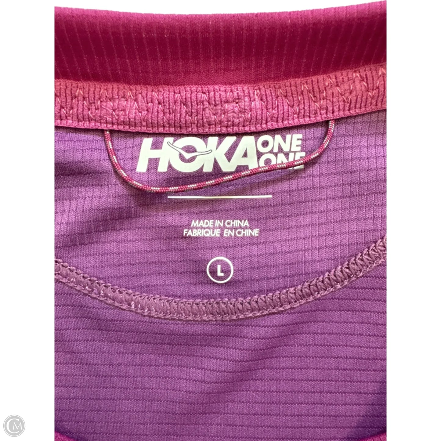 Athletic Tank Top By Hoka In Purple, Size: L