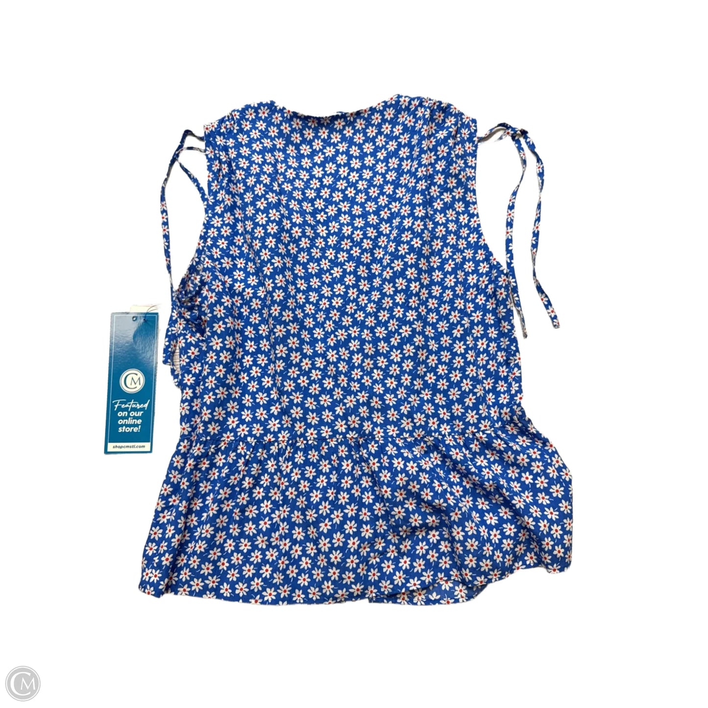 Top Sleeveless By Madewell In Floral Print, Size: Xs