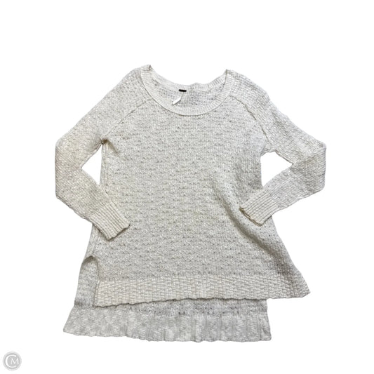 Sweater By Free People In White, Size: S