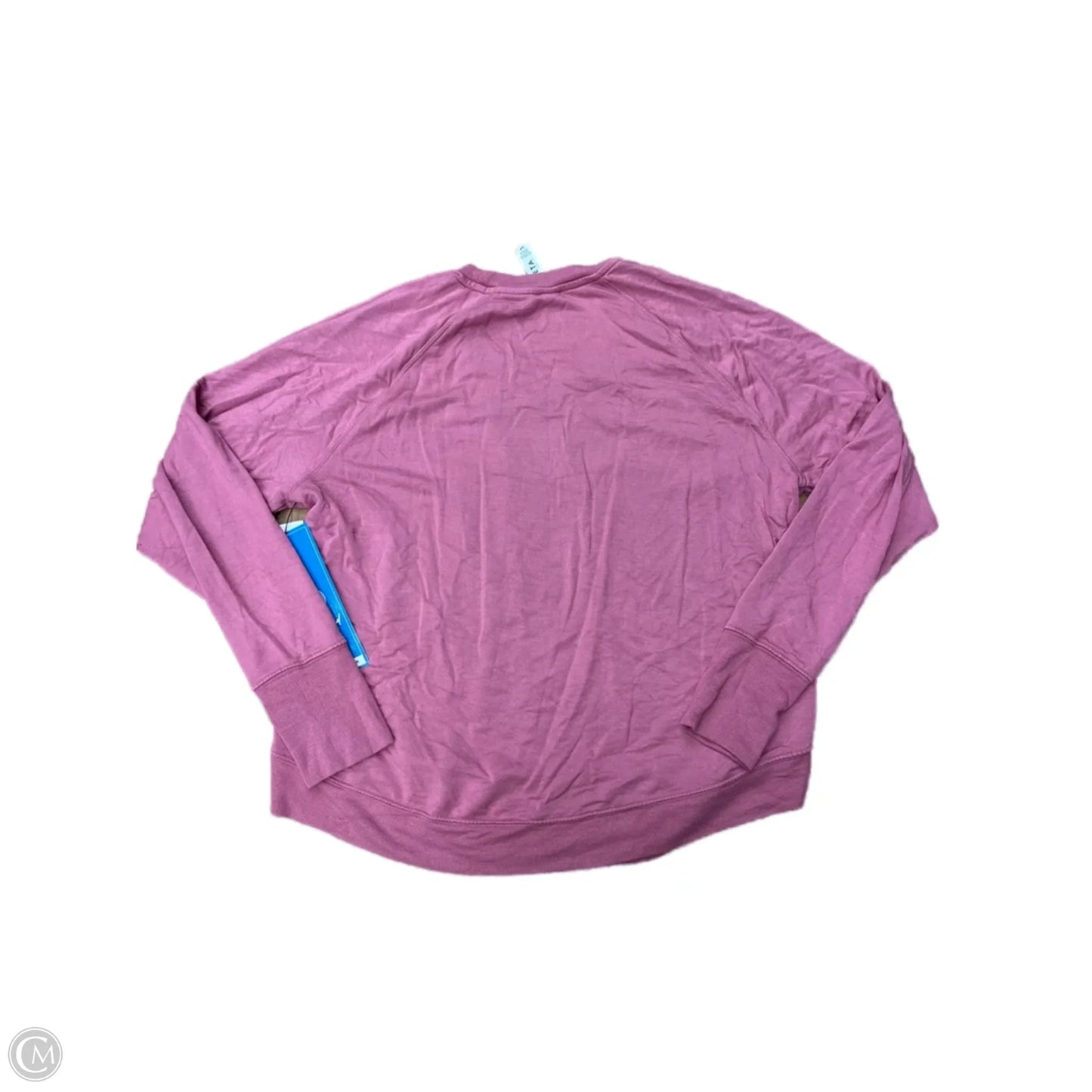 Athletic Sweatshirt Crewneck By Athleta In Pink, Size: Lp