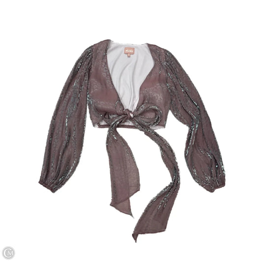 Top Long Sleeve By Show Me Your Mumu In Mauve, Size: Xs