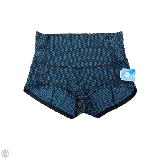 Athletic Shorts By Lululemon In Black & Blue, Size: 10