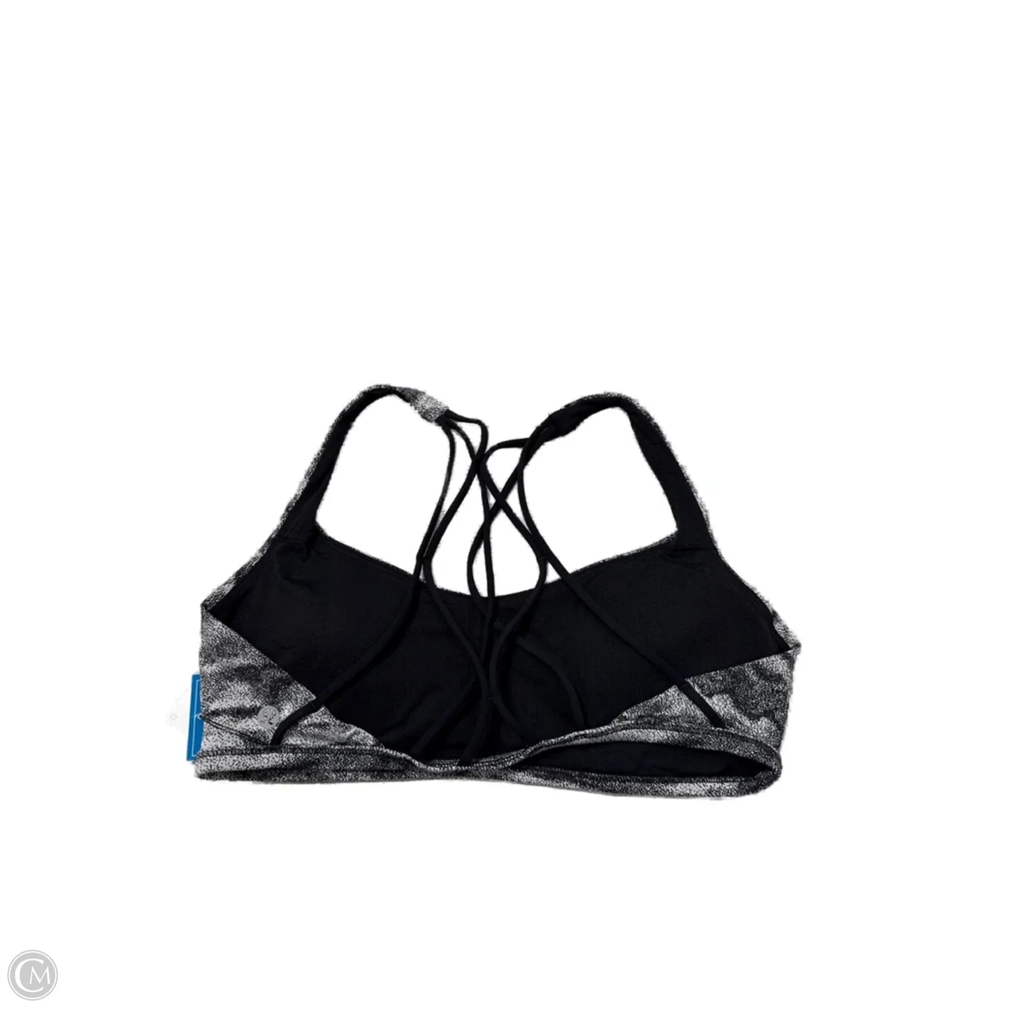 Athletic Bra By Lululemon In Black & White, Size: 10